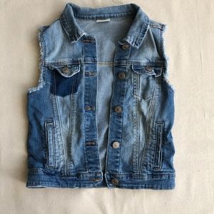 Girls’ Zara Blue Jean Vest
